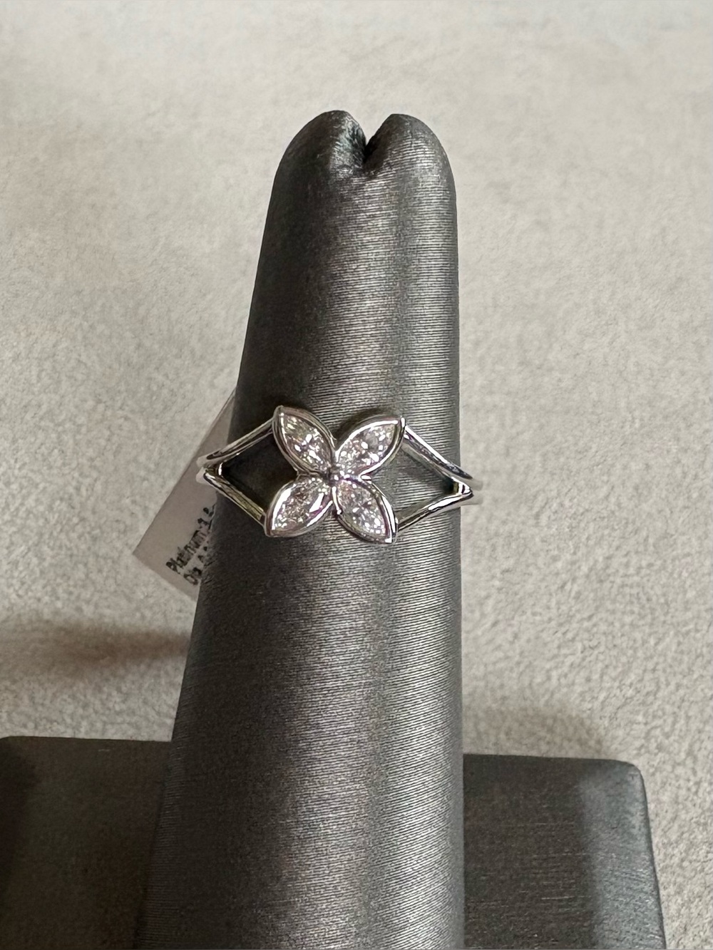 Tiffany & Co. Platinum Marquise Diamond Ring